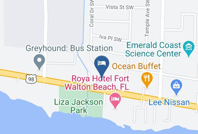 Super 8 By Wyndham Ft Walton Beach Map