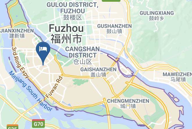 Fuzhou - Super 8 Fuzhou Jin Shan Wan Da Maps