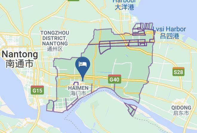 Nantong - Super 8 Hai Men Trade Walking Street Maps