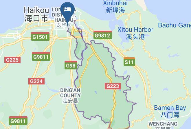 Haikou - Super 8 Haikou Haikou East Station Maps