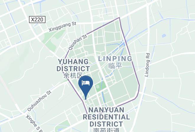 Hangzhou - Super 8 Hangzhou Linping Subway Station Maps