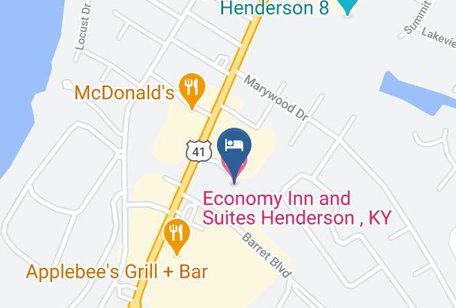 Henderson - Economy Inn And Suites Henderson Ky Maps