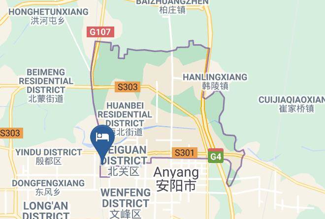 Anyang - Super 8 Hotel Maps