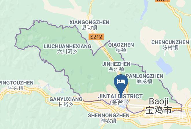 Baoji - Super 8 Hotel Maps