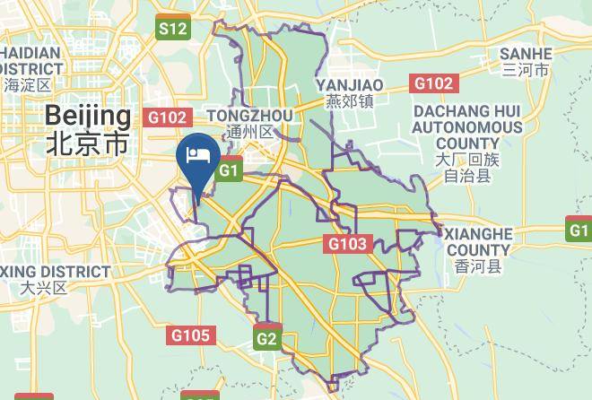 Tongzhou District - Super 8 Hotel Beijing Ci Qu Maps