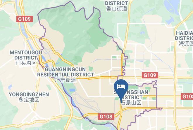 Shijingshan District - Super 8 Hotel Beijing Shijingshan Ba Jiao Maps