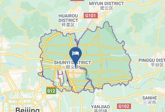 Shunyi District - Super 8 Hotel Beijing Shunyi Shi Yuan Maps