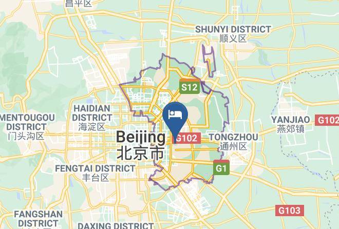 Chaoyang District - Super 8 Hotel Beijing Si Hui Maps