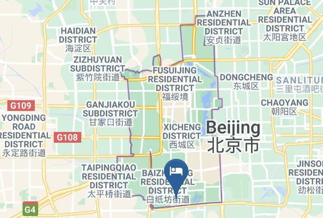 Xicheng District - Super 8 Hotel Beijing You An Men Maps