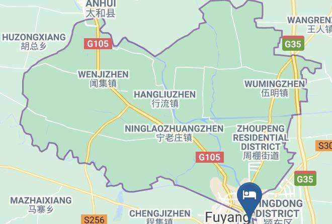 Fuyang - Super 8 Hotel Maps