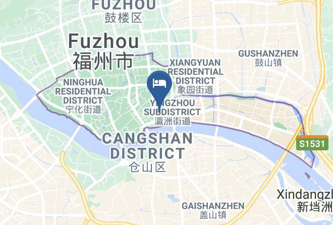Fuzhou - Super 8 Hotel Fuzhou Jin Shan Rong Cheng Square Maps
