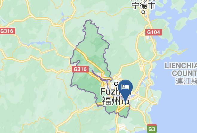 Fuzhou - Super 8 Hotel Fuzhou Qingkou Fu Zhu Da Sha Maps