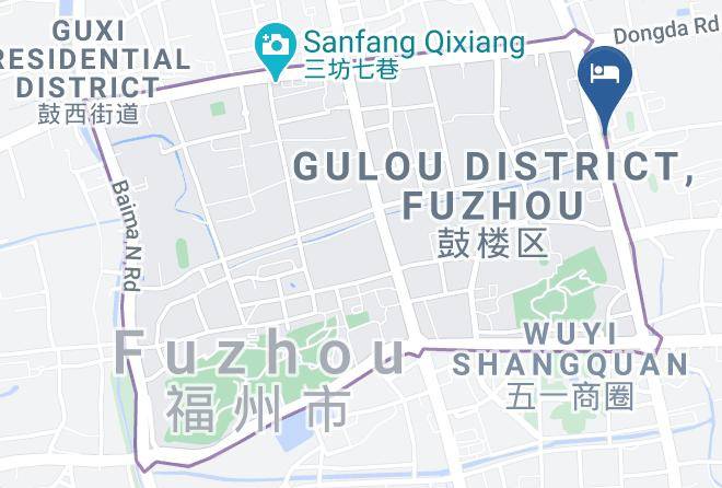 Fuzhou - Super 8 Hotel Fuzhou Wuyi Road Maps