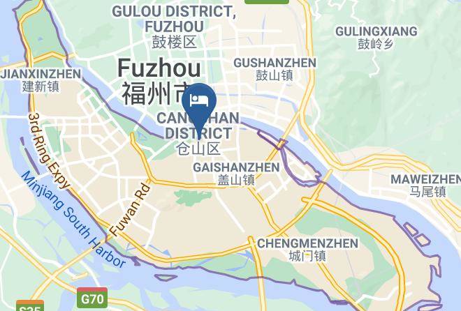 Fuzhou - Super 8 Hotel Fuzhou Xue Sheng Jie Maps