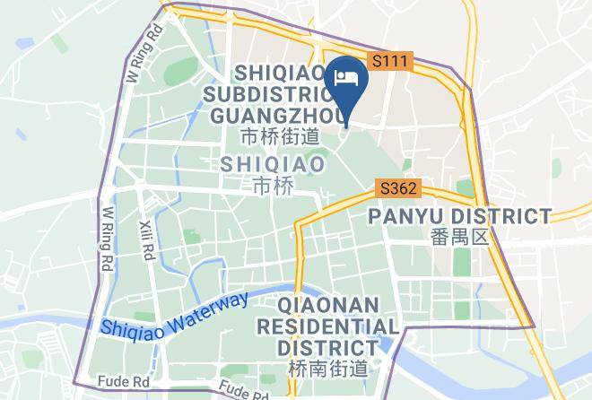 Guangzhou - Super 8 Hotel Guangzhou Panyu Shiqiao Maps