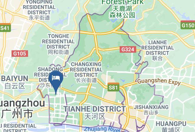 Super 8 Hotel Guangzhou Tainhe Li Jiao Map
