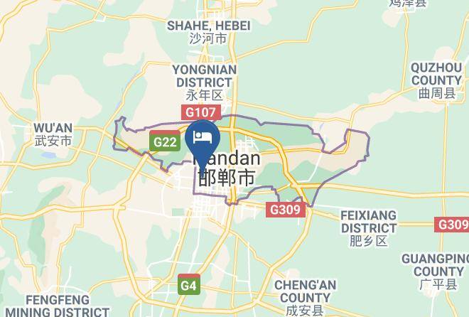Handan - Super 8 Hotel Handan Xue Bu Qiao Maps