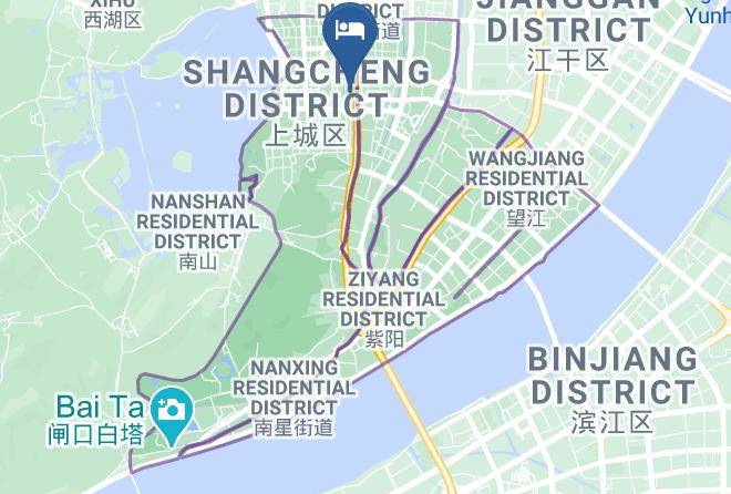Hangzhou - Super 8 Hotel He Mei Maps