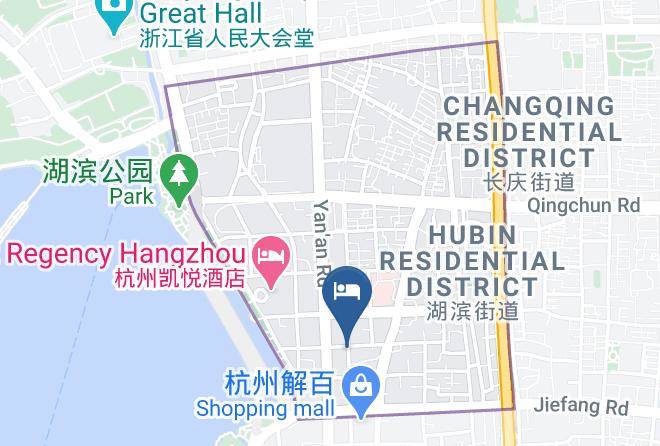 Hangzhou - Super 8 Hangzhou Dong Xin Lu Maps