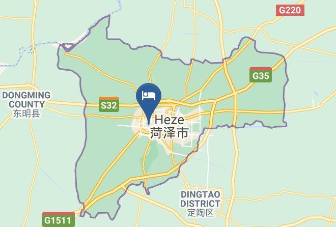 Heze - Super 8 Hotel Heze West Bus Station Maps
