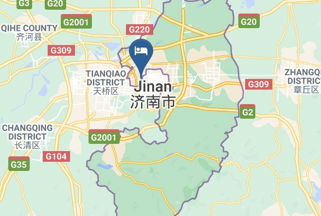 Ji Nan - Super 8 Hotel Jinan Hua Long Lu Maps