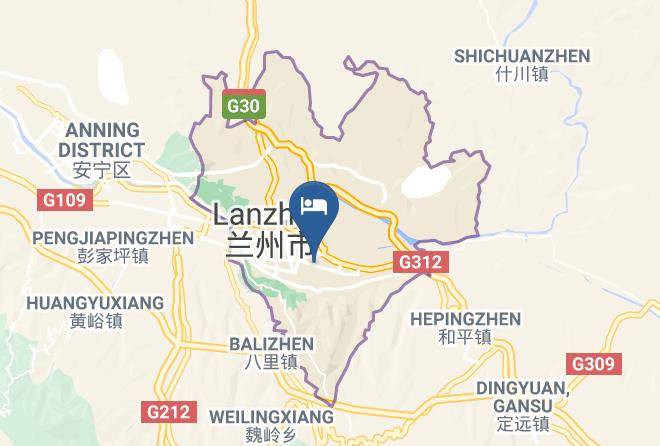 Lanzhou - Super 8 Hotel Lanzhou Hong Xing Xiang Maps