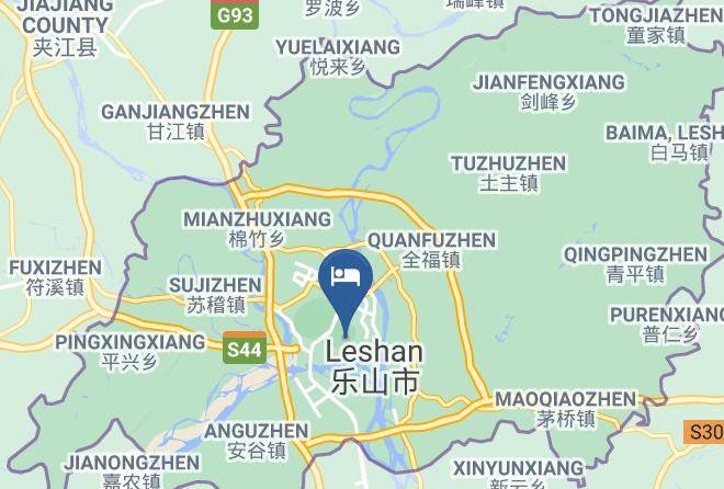 Leshan - Super 8 Hotel Leshan Bai Yang Xi Lu Maps