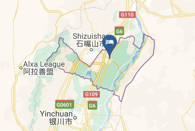 Shizuishan - Super 8 Hotel Pingluo Gu Lou Maps
