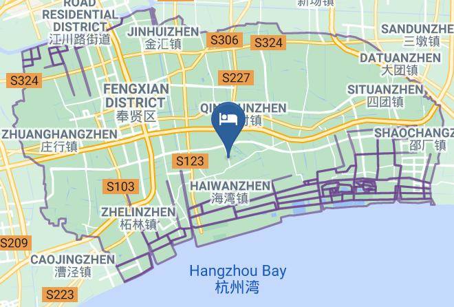 Fengxian District - Super 8 Hotel Shanghai Fengxian Sports Center Maps