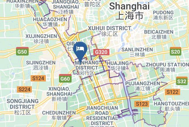 Minhang District - Super 8 Hotel Shanghai Qi Bao Maps