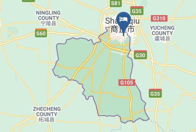 Shangqiu - Super 8 Hotel Shangqiu Guidelu Shi Zheng Fu Maps