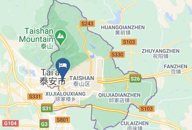 Super 8 Hotel Taian Central Bus Station Map