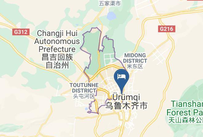 Urumqi - Super 8 Hotel Urumqi Li Yu Shan Lu Maps
