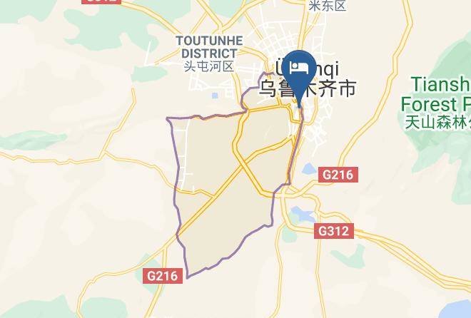 Urumqi - Super 8 Hotel Maps