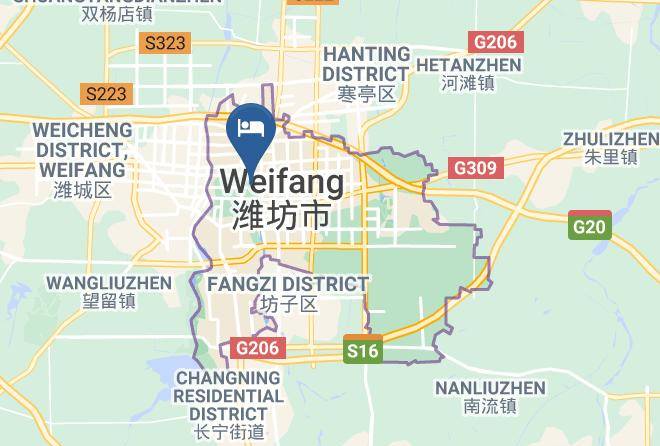 Weifang - Super 8 Hotel Weifang Shengli Dong Jie Maps