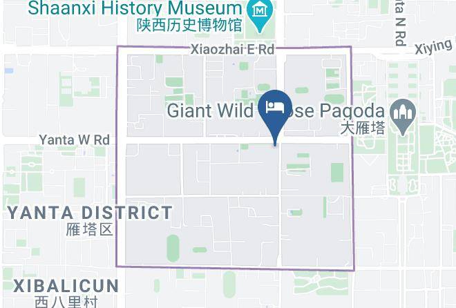 Xi An - Super 8 Hotel Xian Da Yan Ta Maps