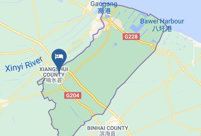 Yancheng - Super 8 Hotel Yancheng Xiangshui Jinhailu Zhejiang Shangmaoc Maps