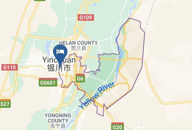 Yinchuan - Super 8 Hotel Maps