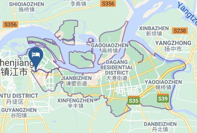 Zhenjiang - Super 8 Hotel Zhenjiang Ding Mao Qiao Maps