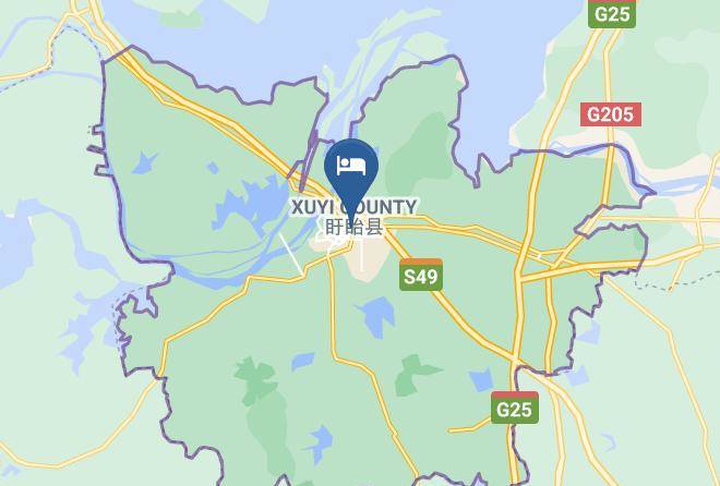 Huaian - Super 8 Huaian Xuyi Wuzhou Internatioal Maps