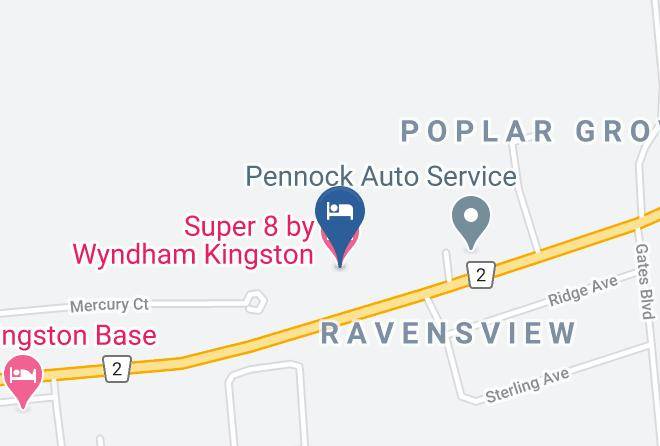 Super 8 By Wyndham Kingston Map