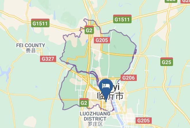 Linyi - Super 8 Linyi Ao Long Maps