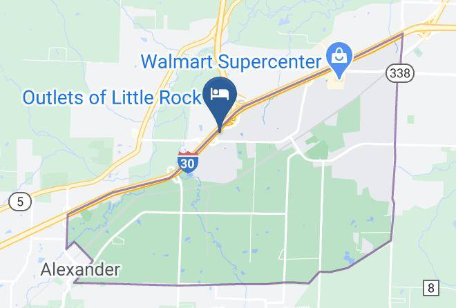 Pulaski - Super 8 By Wyndham Little Rock Otter Creek Maps