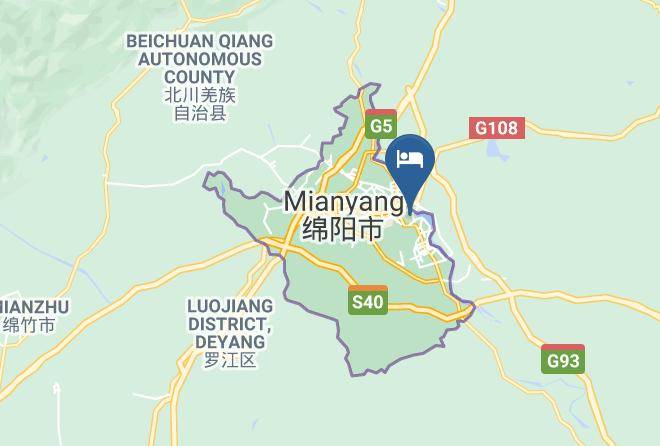 Super 8 Mianyang Nanjiao Airport Chuanyin Map