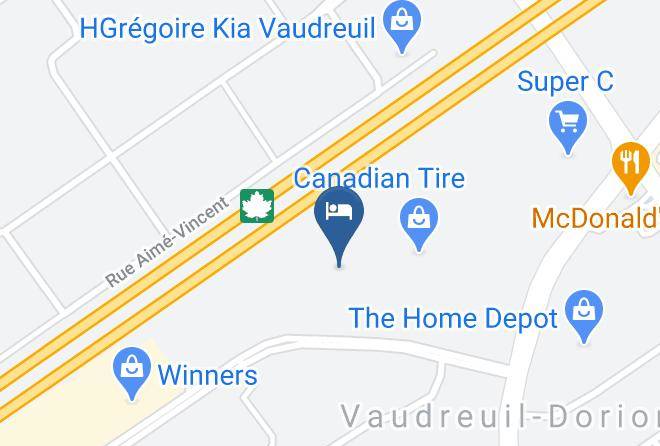 Vaudreuil Soulanges Regional County Municipality - Super 8 Motel Inc Maps