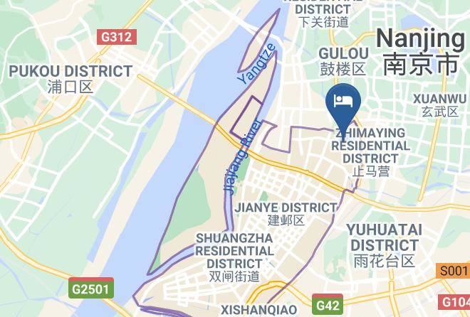 Nanjing - Super 8 Nanjing Mochou Lake Shuiximen Street Maps