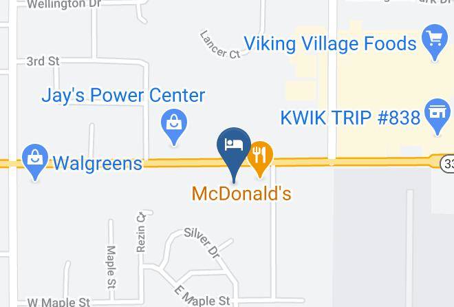 Sauk - Super 8 Reedsburg Maps