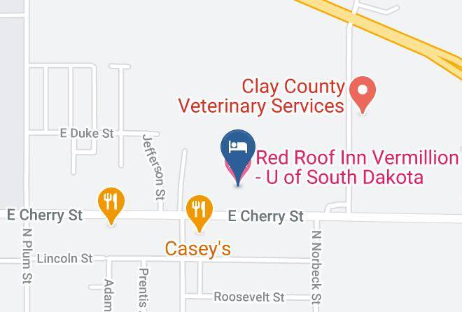 Clay - Red Roof Inn Vermillion U Of South Dakota Maps