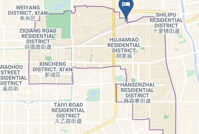Xi An - Super 8 Xian Jun Jing Maps