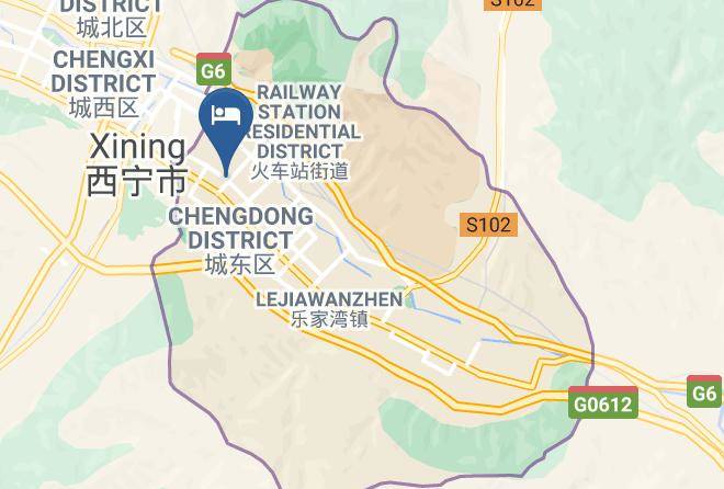 Xining - Super 8 Xining Xinqian International Maps